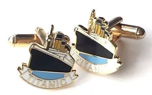 【送料無料】メンズアクセサリ―　タイタニックエナメルカフリンクスボックスrms titanic enamel crested cufflinks n128 gift boxed