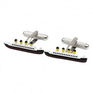 【送料無料】メンズアクセサリ―　タイタニックカフスボタンカフリンクスtitanic cufflinks ship cufflinks