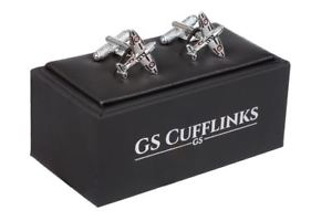 【送料無料】メンズアクセサリ―　ボックスシャツカフリンクスspitfire fighter war plane shirt cufflinks with raf roundel gs cufflink gift box
