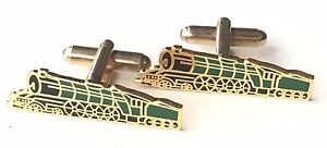 【送料無料】メンズアクセサリ―　エナメルカフスリンクn244steam train enamel crested cufflinks n244 gift boxed