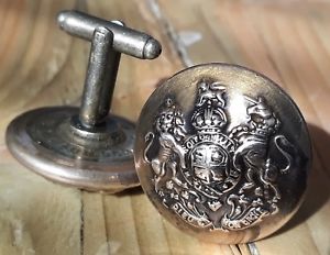 【送料無料】メンズアクセサリ―　ピンカフスボタンイギリスmilitary buttonhole pin cufflinks british army icer genuine ww2