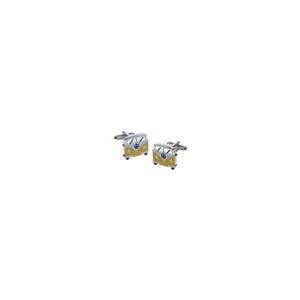 【送料無料】メンズアクセサリ―　カフリンクスonyxart yellow campervan cufflinks