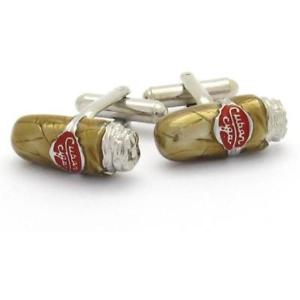 【送料無料】メンズアクセサリ―　カフリンクスsmoking cigar cufflinks 13,666円