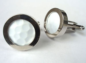【送料無料】メンズアクセサリ— ゴルフボールカフリンクススポーツファンreal golf ball cufflinks wedding favour groom pga men sport best man fan|hokushin