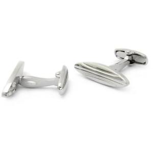 【送料無料】メンズアクセサリ―　シルバーサーフボードカフリンクスsilver surfboard cufflinks