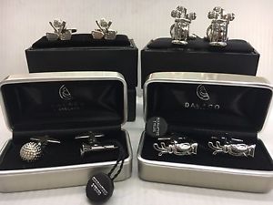 【送料無料】メンズアクセサリ&mdash;　デザインメッキカフリンクスゴルフデザインnovelty designssilver plated cufflinks golf designs｜hokushin 14,804円