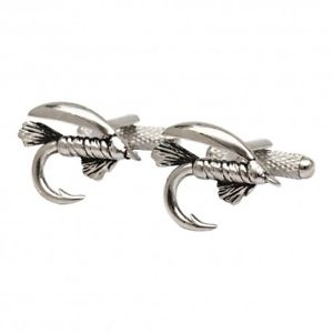 【送料無料】メンズアクセサリ―　カフリンクスflyfishing cufflinks