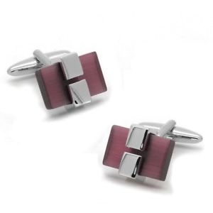 【送料無料】メンズアクセサリ―　アイスカフリンクスcharcoal ice cateye cufflinks