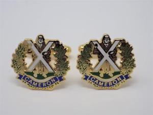 【送料無料】メンズアクセサリ―　cameron highlanders cuff linkscameron highlanders cuff links