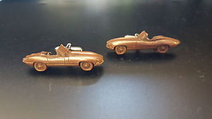 【送料無料】メンズアクセサリ&mdash;　ジャガータイプシリーズロードスターカフスボタンjaguar e type series 1 roadster car limited copper effect cufflinks ref102｜hokushin