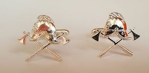 【送料無料】メンズアクセサリ―　カフスボタンcufflinks fire service