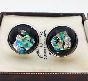 メンズアクセサリ― ビンテージオパールカフリンクス