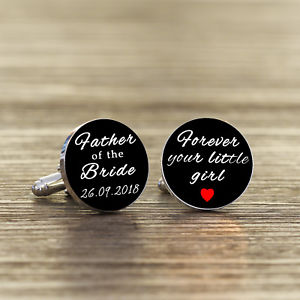 【送料無料】メンズアクセサリ— パーソナライズシルバーpersonalised silver plated father of the bride wedding date cufflink|hokushin