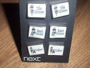 【送料無料】メンズアクセサリ―　ブランドカフスボタンセットbrand next wedding cufflinks 3 sets novelty lk