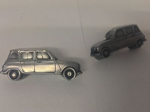【送料無料】メンズアクセサリ―　ルノーカフスボタンピューターカフスボタンrenault 4 3d cufflinks classic car pewter effect cufflinks ref207