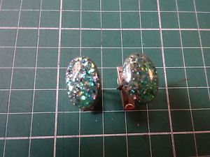 【送料無料】メンズアクセサリ―　ビンテージシェルカフリンクスvintage oval shaped shell cuff links
