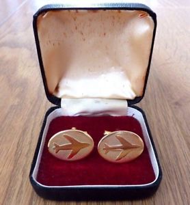 【送料無料】メンズアクセサリ&mdash;　ビンテージゴールドvintage gold oval cufflink with plane design｜hokushin 13,286円