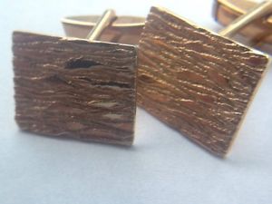 【送料無料】メンズアクセサリ— ヴィンテージゴールドリバイバルカフスリンクquality vintage gold plated chunky retro articulated cufflinks|hokushin