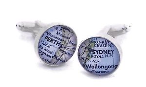 【送料無料】メンズアクセサリ— マップカフスボタンロマンチックmap cufflinks romantic gift unique wedding gift for groom, anniversary gift|hokushin