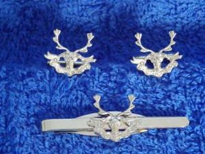【送料無料】メンズアクセサリ― シーフロントカフリンクタイグリップクリップセットseaforth highlanders cuff link and tie grip  clip gift set