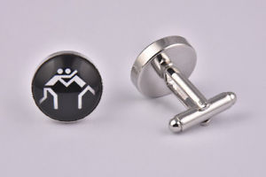 【送料無料】メンズアクセサリ— カフスリンクwrestling cufflinks|hokushin