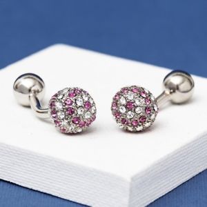 【貨物輸送無料】メンズ付属物― yaleローズカフスリンクyale rose crystal cufflinks