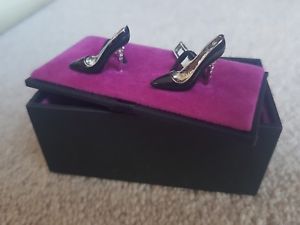 【貨物輸送無料】メンズ添え物― ※メンズシルバーレディースハイヒールカフリンクス*bnib tmlewin mens silver ladies stiletto high heel shoes cufflinks*lk*