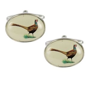 【送料無料】メンズアクセサリ— キジカフスボタンダルbritish made dalaco oval pheasant cufflinks dal901246|hokushin