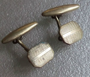 【送料無料】メンズアクセサリ― ビンテージメンズカフリンクスアールデコcufflinks vintage mens cuff links art deco vtraditional 1930s 1940s 1950s