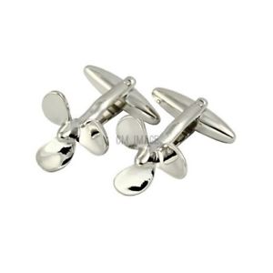 【送料無料】メンズアクセサリ— プロペラカフスリンクships propeller cufflinks|hokushin