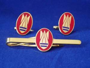 【送料無料】メンズアクセサリ― カフリンクスネクタイグリップクリップセットbomb disposal cuff links and tie grip  clip set