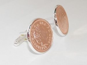 【送料無料】メンズアクセサリ— キャンデーカフスボタンコインluxury 6th candy wedding anniversary cufflinks 1p coins from 2012|hokushin