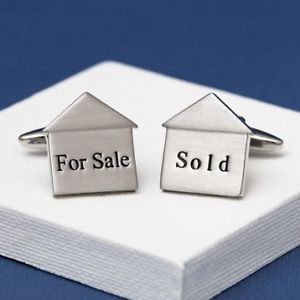 【送料無料】メンズアクセサリ―　リアルターエージェントカフリンクスpower realtor estate agent cufflinks