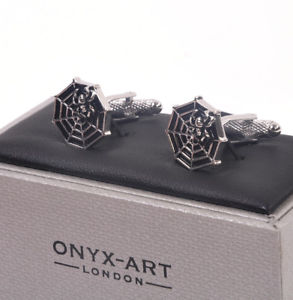 【送料無料】メンズアクセサリ&mdash;　カフスボタンシャツカフリンクスcufflinks spider and web wedding groom best man shirt cuff links｜hokushin