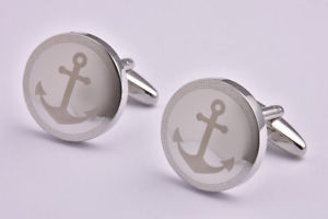【送料無料】メンズアクセサリ— アンカーカフリンクスsilver anchor cufflinks|hokushin