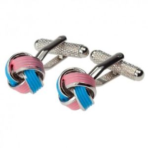 【送料無料】メンズアクセサリ— ノットカフリンクスsirrus knot cufflinks|hokushin