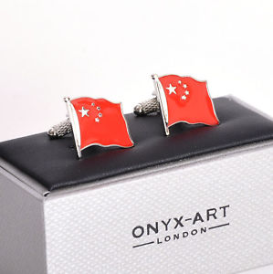 【送料無料】メンズアクセサリ— カフスボタンベストマンシャツカフリンクcufflinks china flag chinese wedding groom best man shirt cuff links|hokushin