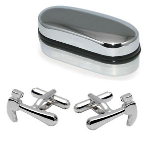 【送料無料】メンズアクセサリ―　ハンマーカフスボタンボックス3d diy hammer cufflinks amp; box