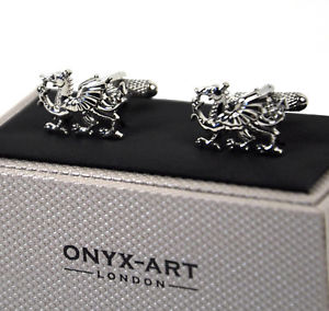 【送料無料】メンズアクセサリ— ウェールズドラゴンカフリンクスシャツカフリンクスwelsh dragon cufflinks outline wedding groom best man shirt cuff links|hokushin