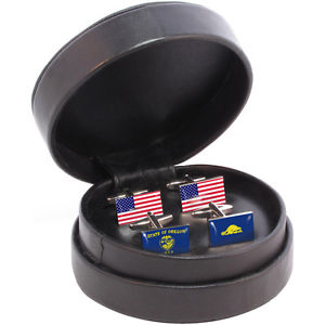 【送料無料】メンズアクセサリ&mdash;　オレゴンアメリカビーバーセットoregon stateusa flag cufflink set beaver state oregonian or m｜hokushin