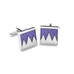 【貨物輸送無料】メンズ付属物― カフスリンクclimb every mountain purple cufflinks