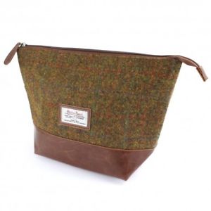 【貨物輸送無料】メンズ付属物― ハリスツイードメンズバッグウォッシュharris tweed mens wash bag stornoway