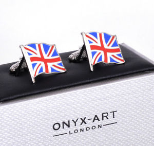 【貨物輸送無料】メンズ添え物― カフスボタンイギリスイギリスベストマンシャツカフリンクcufflinks  british flag  british wedding groom best man shirt cuff links