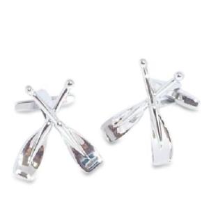 【送料無料】メンズアクセサリ— パドルカフリンクスcrossed oars or paddles cufflinks|hokushin