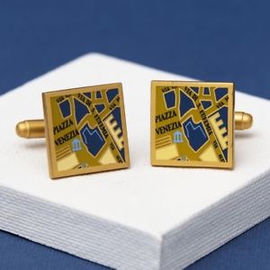 【送料無料】メンズアクセサリ— ローマカフリンクスrome map cufflinks|hokushin