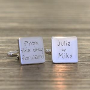 【送料無料】メンズアクセサリ&mdash;　カフスリンクfrom this day forward wedding cufflinks｜hokushin