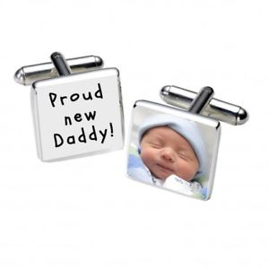 【送料無料】メンズアクセサリ― カフリンクスproud  daddy photo cufflinks