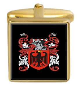 【送料無料】メンズアクセサリ&mdash;　イングランドカフスボタンボックスコートzachary england family crest surname coat of arms gold cufflinks engraved box｜hokushin