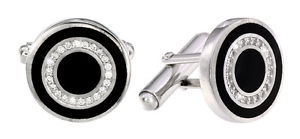 【送料無料】メンズアクセサリ&mdash;　runde manschettenknpfe aus sterlingsilber email｜hokushin