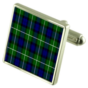 【送料無料】メンズアクセサリ&mdash;　ケースタータンチェックラモントカフリンクスtartan clan lamont cufflinks in engraved personalised case｜hokushin